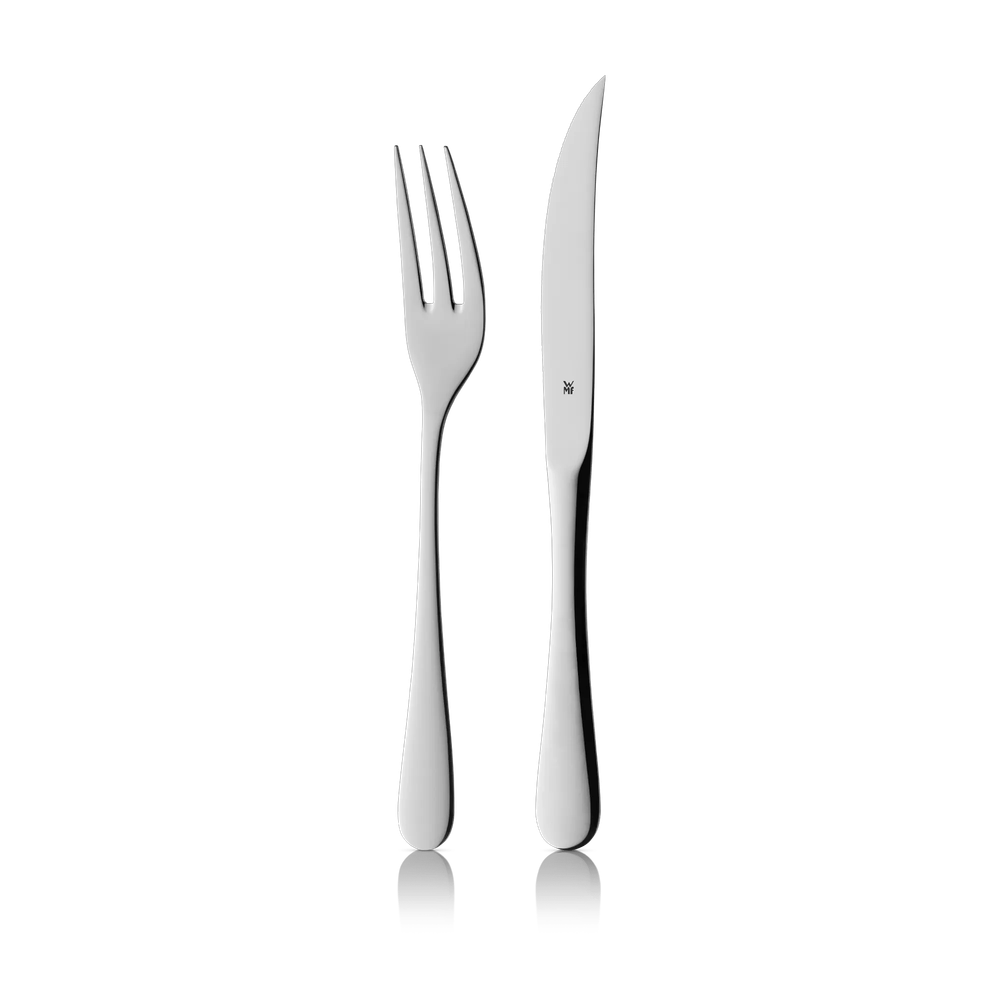 Steak knives and forks, set of 6 pairs I