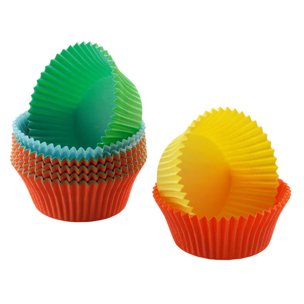150 хартиени форми за мъфини 4,5см.цв.