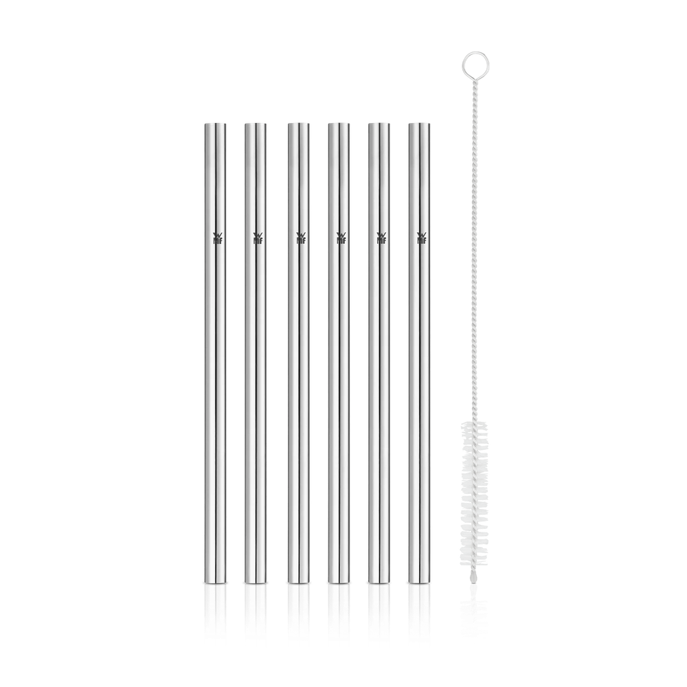 Комплект сламки BARIC  6 бр. 18CM с четчица за почистване