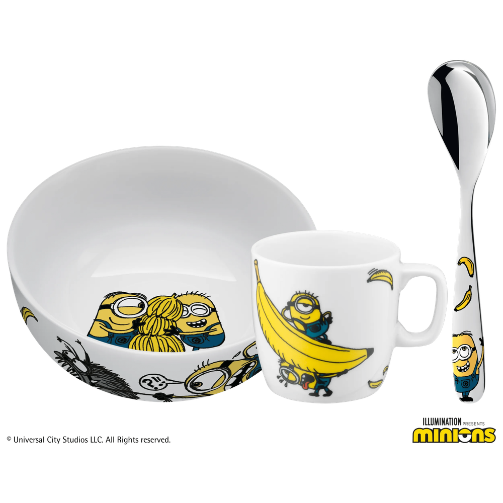 Детски комплект за хранене 3 ч. MINIONS elf.