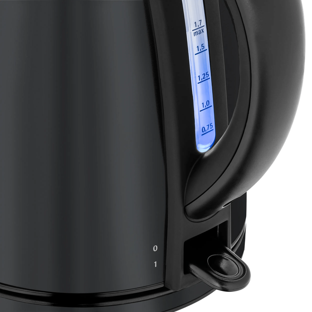 Кана за вода Stelio Deep Black 1.7л.