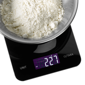 DIGITAL KITCHEN SCALE, BLACK