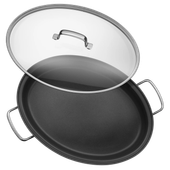 FISH PAN WITH GLASS LID