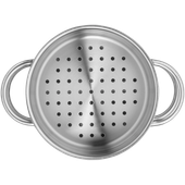 Vegetable steamer MINI 16cm with lid