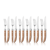 Steak knife and fork RANCH Set 12