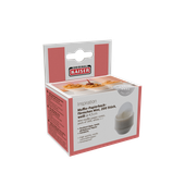 200 mini muffin paper bun cases white