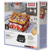 Springform square 24x24 SafeClick LFP