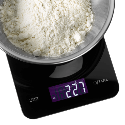 DIGITAL KITCHEN SCALE, BLACK
