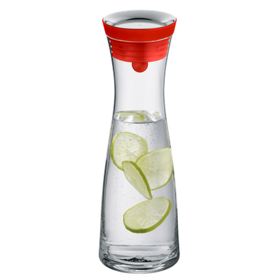 Гарафа за вода с червен капак 1л.gx. EOL