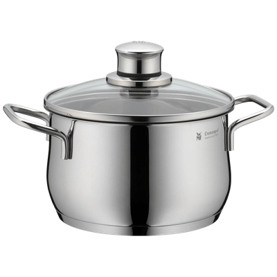 High casserole DIADEM PLUS 16cm with lid gx.