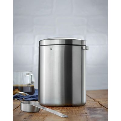 Coffee tin with measuring spoon KULT