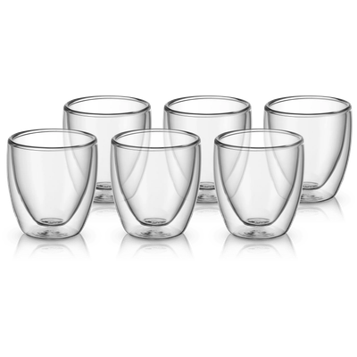 Двустенни чаши за еспресо Kult 80мл. 6бр.