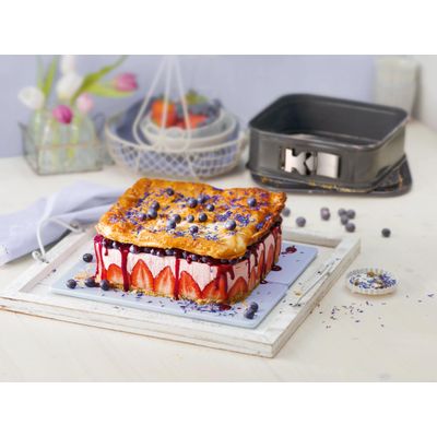 Springform square 24x24 SafeClick LFP