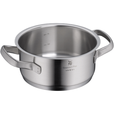 Low casserole GOURMET PLUS 16cm with lid