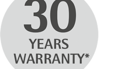 30 years warranty 30 years warranty