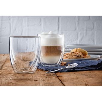 Capuccino double-walled glasses set