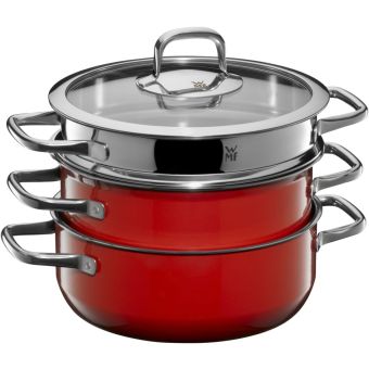 POT SET FT COMPACT RED 3PCS