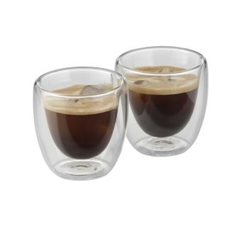 Espresso double-walled glasses set