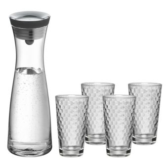 Basic carafe set 1l. with 4 glass.
