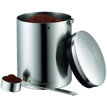 Coffee tin with measuring spoon KULT