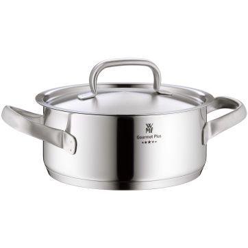 Low casserole GOURMET PLUS 24cm with lid