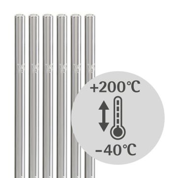 BARIC STRAW 6PC 22CM