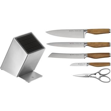 GRAND WOOD KNIVE BLOCK 6 PCS