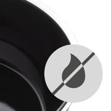 Тенджера със стъклен капак Fusiontec Compact 18 см. черен