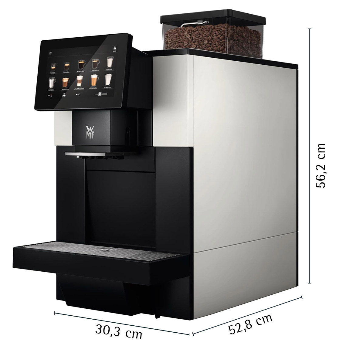 WMF 950S Dimensions